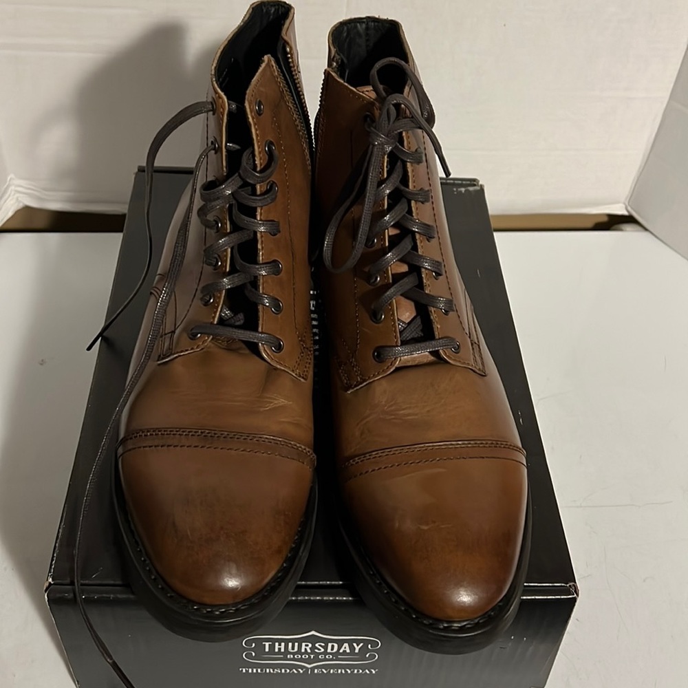 Men's Walnut Major Boot by Thursday Boot Co. ( 0057 )